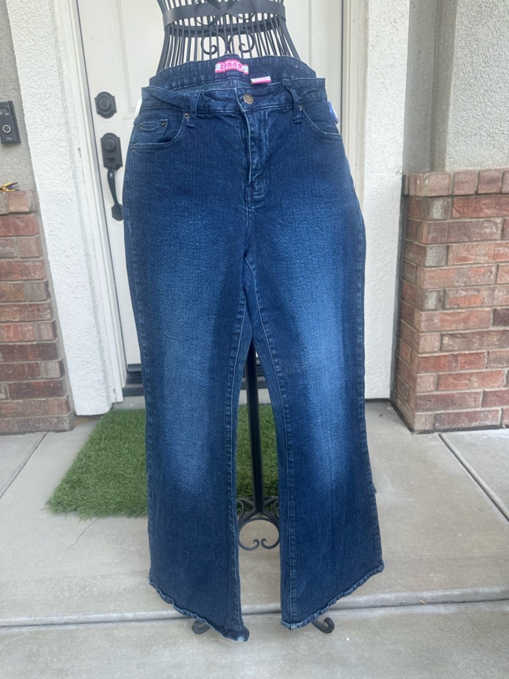 Zanadi Indigo Wide Leg Flare Jeans